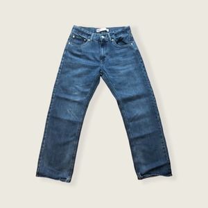 Levi 505 regular fit jeans, blue jeans, childs